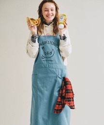 studio CLIP（スタディオクリップ）の「【daily CLIP × holiday】バッククロスプリントエプロン（エプロン）」