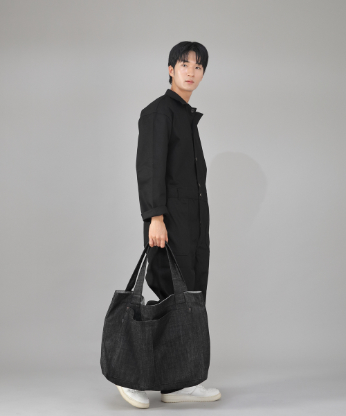 SAINTCREW(セントクルー)の「メガビッグサイズカーゴエコバッグ MCE-142 デニムブラック BKS(エコバッグ/サブバッグ・メンズ・その他・フリー)」の8枚目の写真