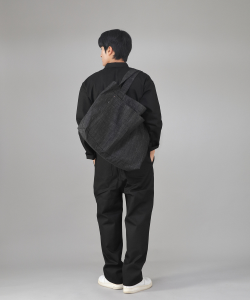 SAINTCREW(セントクルー)の「メガビッグサイズカーゴエコバッグ MCE-142 デニムブラック BKS(エコバッグ/サブバッグ・メンズ・その他・フリー)」の10枚目の写真