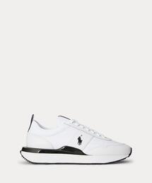 POLO RALPH LAUREN | Train 89 レザー & オックスフォード スニーカー(スニーカー)
