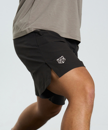 KHAKI GRADO（カーキグラド）の「KAGシールドロゴショーツ（ブラウン）（その他パンツ）」