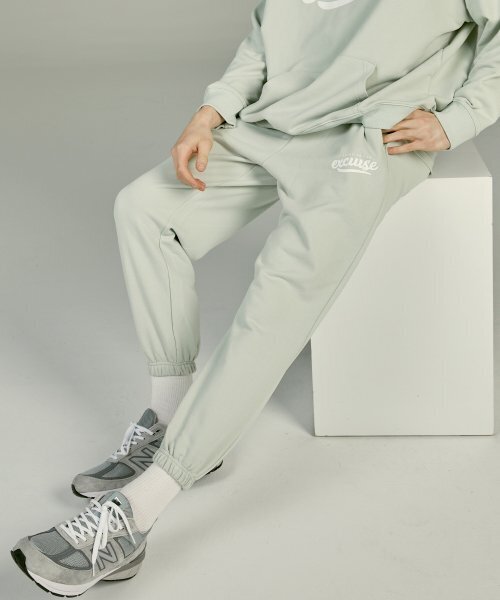 EXCURSE(エクスカース)の「EC ワイドジョガースウェットパンツ ミント(スウェットパンツ・レディース・その他・MEDIUM/LARGE/X-LARGE)」の3枚目の写真