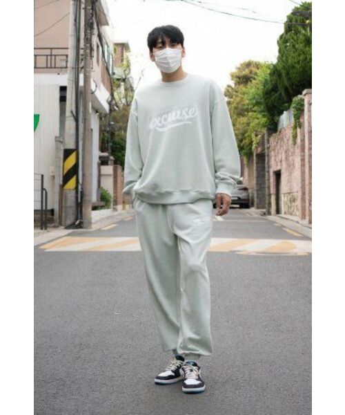 EXCURSE(エクスカース)の「EC ワイドジョガースウェットパンツ ミント(スウェットパンツ・レディース・その他・MEDIUM/LARGE/X-LARGE)」の2枚目の写真