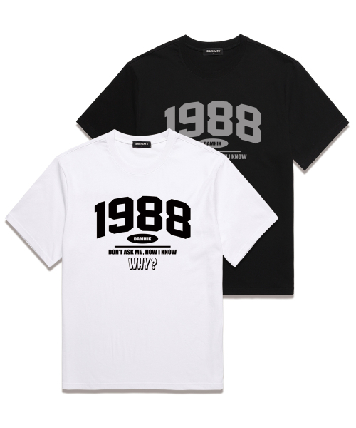 BARIGATE(バリゲート)の「1988 WHYオーバーフィット半袖Tシャツ(BS024)ブラック(Tシャツ/カットソー・レディース・その他・SMALL/MEDIUM/LARGE/XX-LARGE/X-LARGE)」の3枚目の写真