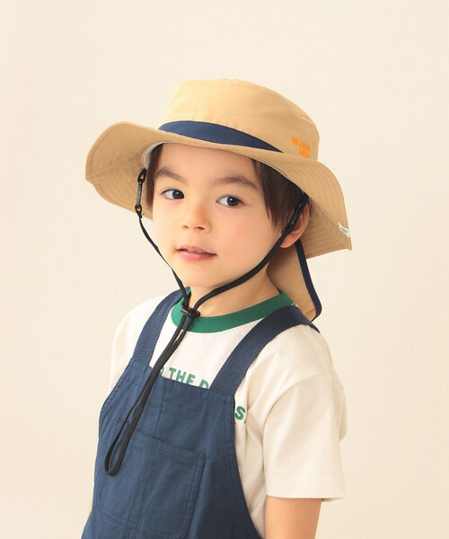 BEAMS mini(ビームスミニ)の「アドベンチャーハット 2026SS(ハット・キッズ・ピンク/ベージュ/サックスブルー・ONE SIZE)」の19枚目の写真