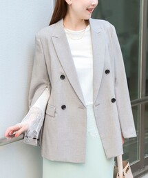 NOLLEY’S Sophi | 《セットアップ対応》ウォッシャブルドライシャーク2WAYスリットジャケット(テーラードジャケット)