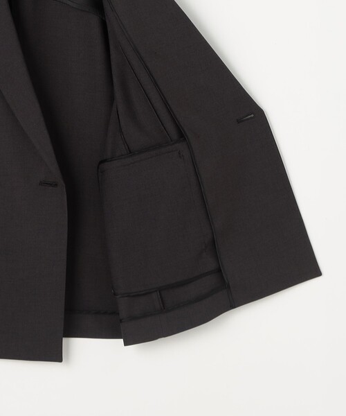 NOLLEY’S Sophi（ノーリーズソフィ）の「《セットアップ対応》ウォッシャブルドライシャーク2WAYスリットジャケット（テーラードジャケット・レディース・グレイッシュベージュ/チャコールグレー・38/36）」の13枚目の写真