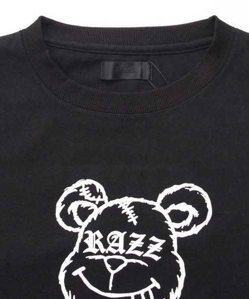 RAZZIS（ラズ）の「『RAZZIS/ラズイズ』DRAG OVERDOSE刺繍 ベアプリント天竺長袖Tシャツ （Tシャツ/カットソー・メンズ・ホワイト/ブラック・M/L）」の19枚目の写真