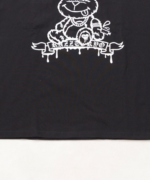 RAZZIS（ラズ）の「『RAZZIS/ラズイズ』DRAG OVERDOSE刺繍 ベアプリント天竺長袖Tシャツ （Tシャツ/カットソー・メンズ・ホワイト/ブラック・M/L）」の21枚目の写真