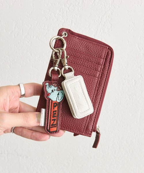 ear PAPILLONNER（イアパピヨネ）の「【PEZ(ペッツ)×ear】本革フラグメントケース（財布・レディース・ブラック/カーキ/ボルドー・FREE）」の3枚目の写真