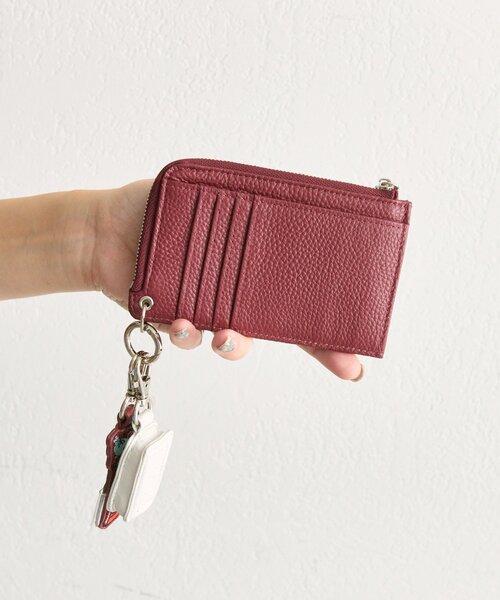 ear PAPILLONNER（イアパピヨネ）の「【PEZ(ペッツ)×ear】本革フラグメントケース（財布・レディース・ブラック/カーキ/ボルドー・FREE）」の16枚目の写真