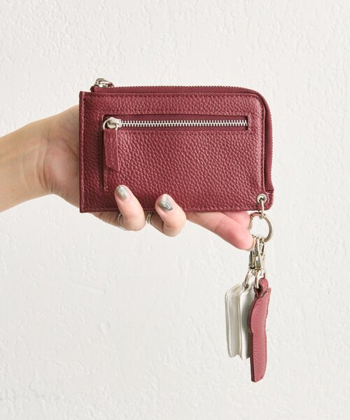 ear PAPILLONNER（イアパピヨネ）の「【PEZ(ペッツ)×ear】本革フラグメントケース（財布・レディース・ブラック/カーキ/ボルドー・FREE）」の14枚目の写真