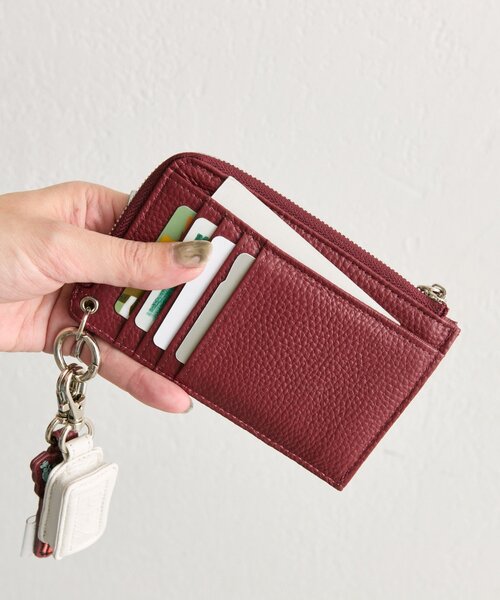 ear PAPILLONNER（イアパピヨネ）の「【PEZ(ペッツ)×ear】本革フラグメントケース（財布・レディース・ブラック/カーキ/ボルドー・FREE）」の13枚目の写真