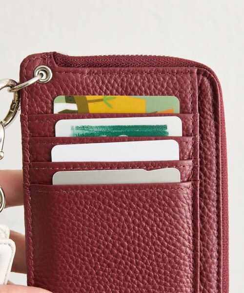 ear PAPILLONNER（イアパピヨネ）の「【PEZ(ペッツ)×ear】本革フラグメントケース（財布・レディース・ブラック/カーキ/ボルドー・FREE）」の12枚目の写真