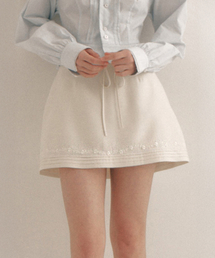 FLOWOOM（フローム）の「ローズエムブロイダーレスカート（スカート）」