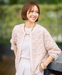 テープエンブロイダリー ブルゾン