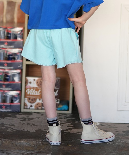 ROXY（ロキシー）の「ROXY/ロキシー  ショートパンツ キッズ SCENIC ROUTE TWILL R ERGNS03187（その他パンツ・キッズ・エメラルド/ピンク・150cm/140cm/130cm）」の3枚目の写真
