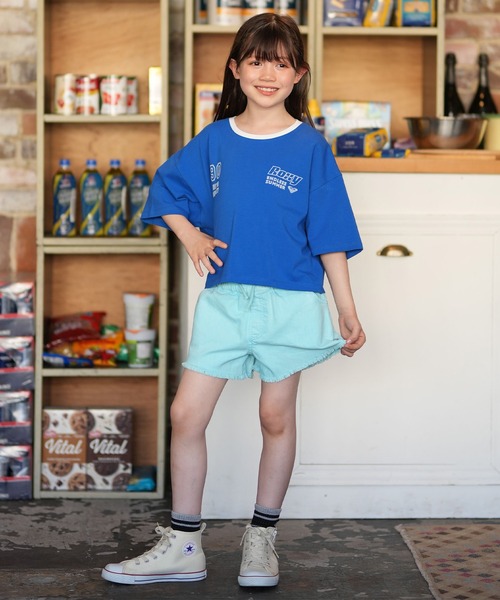 ROXY（ロキシー）の「ROXY/ロキシー  ショートパンツ キッズ SCENIC ROUTE TWILL R ERGNS03187（その他パンツ・キッズ・エメラルド/ピンク・150cm/140cm/130cm）」の5枚目の写真