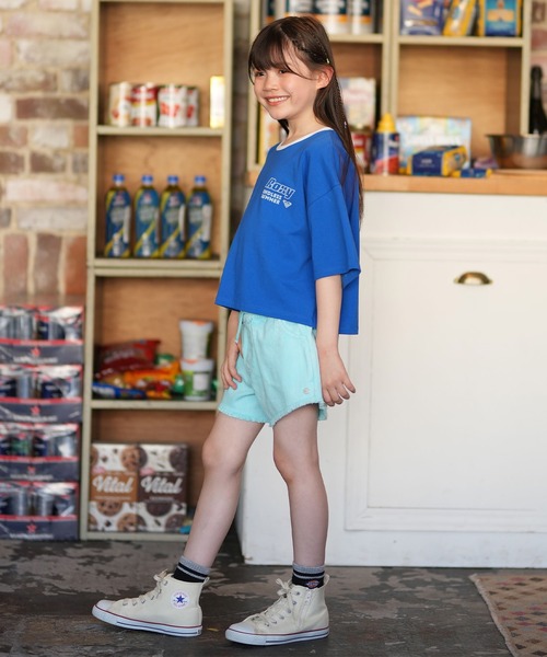 ROXY（ロキシー）の「ROXY/ロキシー  ショートパンツ キッズ SCENIC ROUTE TWILL R ERGNS03187（その他パンツ・キッズ・エメラルド/ピンク・150cm/140cm/130cm）」の7枚目の写真