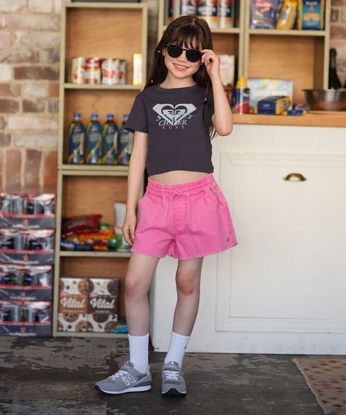 ROXY（ロキシー）の「ROXY/ロキシー  ショートパンツ キッズ SCENIC ROUTE TWILL R ERGNS03187（その他パンツ・キッズ・エメラルド/ピンク・150cm/140cm/130cm）」の8枚目の写真