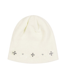 kaifai（カイファイ）の「KFスタッドビーニー（アイボリー）K25ZE185（ニットキャップ/ビーニー）」