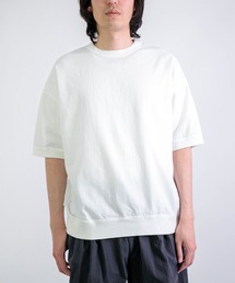 RINEN（リネン）の「[RINEN] 強撚インレイ 半袖リラックスクルーネック（Tシャツ/カットソー）」