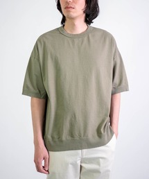 RINEN（リネン）の「[RINEN] 強撚インレイ 半袖リラックスクルーネック（Tシャツ/カットソー）」