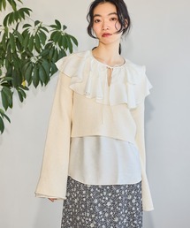 mysty woman | ループヤーンショートプルオーバー 643856(ニット/セーター)