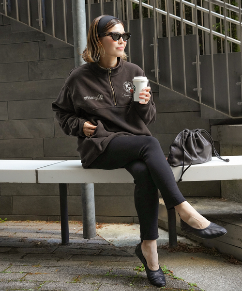 BTN Half Zip フリース（その他トップス）｜Deuxieme Classe