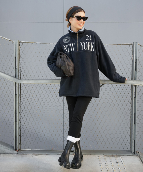 BTN Half Zip フリース（その他トップス）｜Deuxieme Classe