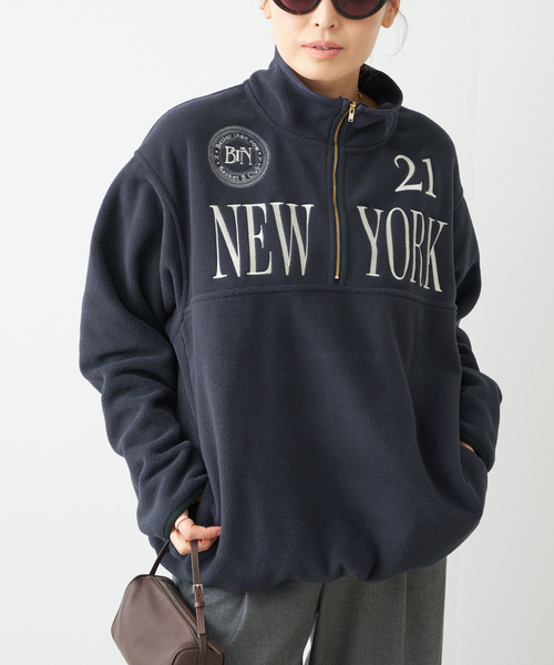 新品タグ付きBTN Half Zip フリース BTN Half Zip フリース（その他トップス）｜Deuxieme Classe