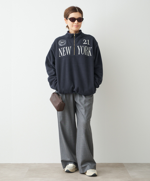 BTN Half Zip フリース（その他トップス）｜Deuxieme Classe