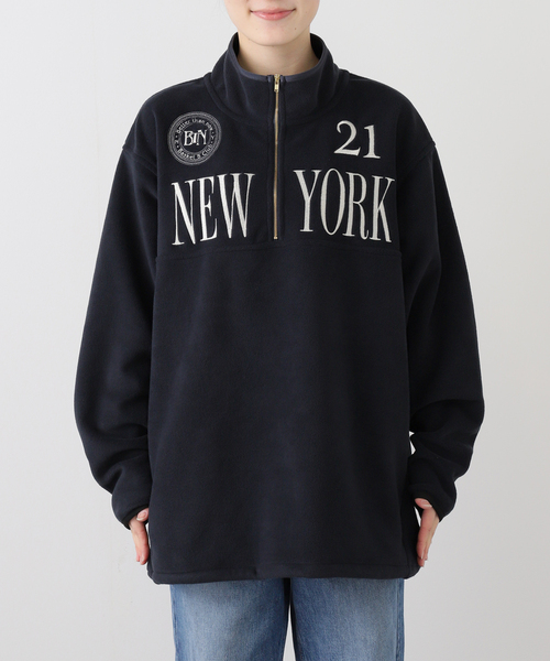 BTN Half Zip フリース（その他トップス）｜Deuxieme Classe