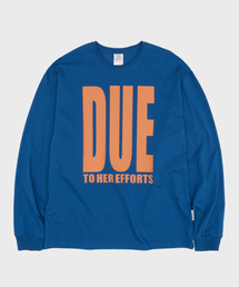 THEVINYLHOUSE（ザバイニルハウス）の「DUE LS TEE BLUE (VH2ESUT551A)（Tシャツ/カットソー）」