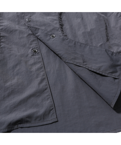MOIF（モイフ）の「[SS25] パイロットシャツ / スレートグレー（ナイロンジャケット・メンズ・その他・M/L/S）」の9枚目の写真