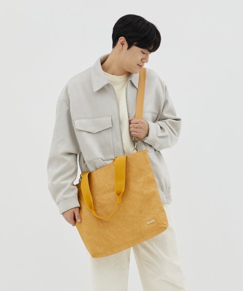 WALLAROO（ワラル）の「ワラル 3wayバッグ ラファオーバーサイズ_ベージュ（エコバッグ/サブバッグ・レディース・ベージュ・FREE）」の2枚目の写真