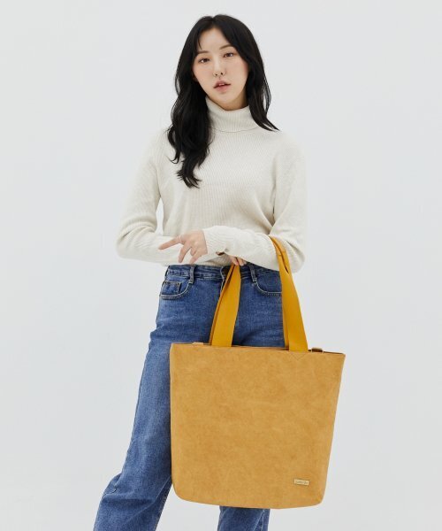 WALLAROO（ワラル）の「ワラル 3wayバッグ ラファオーバーサイズ_ベージュ（エコバッグ/サブバッグ・レディース・ベージュ・FREE）」の3枚目の写真
