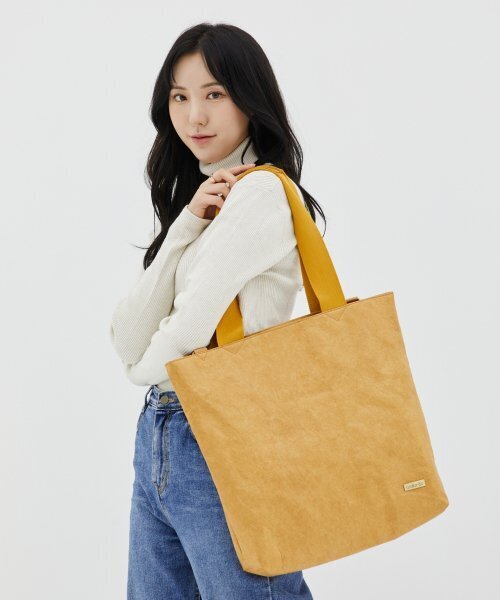 WALLAROO（ワラル）の「ワラル 3wayバッグ ラファオーバーサイズ_ベージュ（エコバッグ/サブバッグ・レディース・ベージュ・FREE）」の5枚目の写真