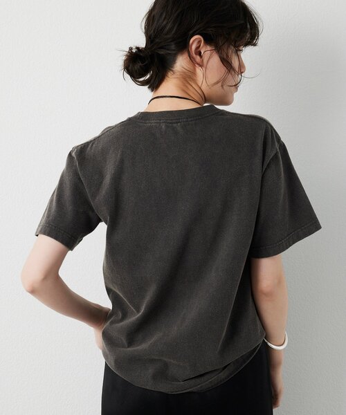 Whim Gazette（ウィムガゼット）の「Eagle Tee（Tシャツ/カットソー・レディース・チャコールグレー/ライトベージュ・FREE）」の13枚目の写真