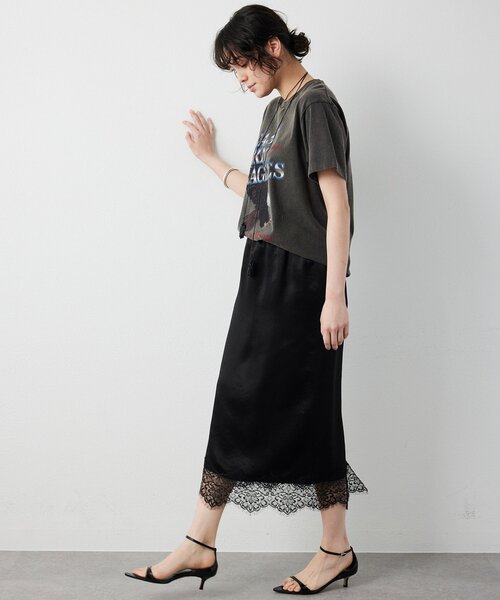 Whim Gazette（ウィムガゼット）の「Eagle Tee（Tシャツ/カットソー・レディース・チャコールグレー/ライトベージュ・FREE）」の18枚目の写真