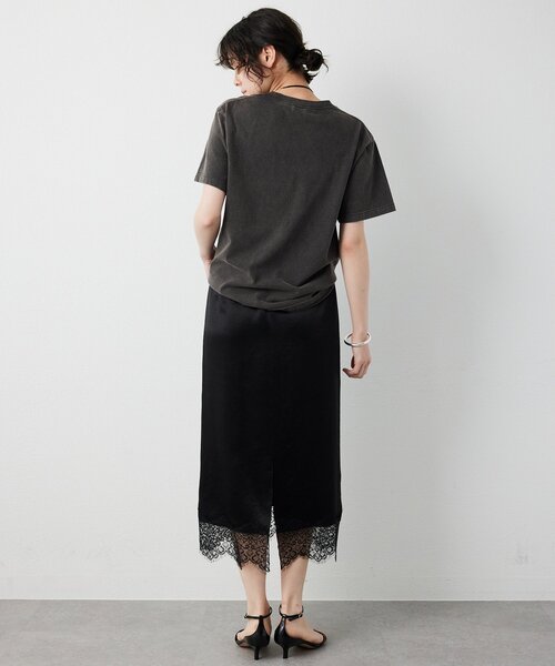 Whim Gazette（ウィムガゼット）の「Eagle Tee（Tシャツ/カットソー・レディース・チャコールグレー/ライトベージュ・FREE）」の20枚目の写真