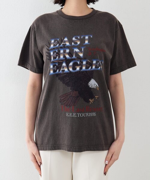 Whim Gazette（ウィムガゼット）の「Eagle Tee（Tシャツ/カットソー・レディース・チャコールグレー/ライトベージュ・FREE）」の21枚目の写真