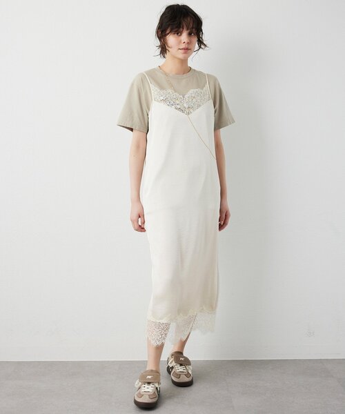 Whim Gazette（ウィムガゼット）の「Eagle Tee（Tシャツ/カットソー・レディース・チャコールグレー/ライトベージュ・FREE）」の8枚目の写真