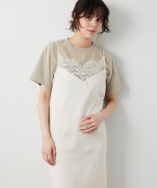 Whim Gazette（ウィムガゼット）の「Eagle Tee（Tシャツ/カットソー・レディース・チャコールグレー/ライトベージュ・FREE）」の9枚目の写真