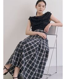 LAGUNAMOON | チェックタックフレアスカート(スカート)
