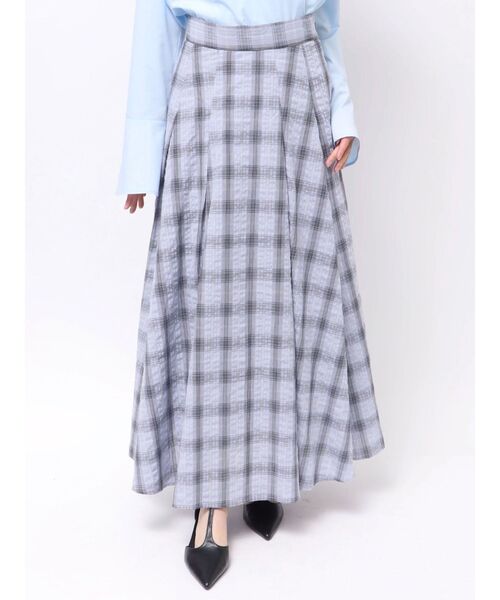 LAGUNAMOON(ラグナムーン)の「チェックタックフレアスカート 【夏服】(スカート・レディース・ブラック/ブルー・MEDIUM/SMALL)」の20枚目の写真
