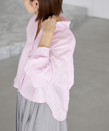 《新色/WEB限定/追加3》ラミーリヨセルショートシャツ