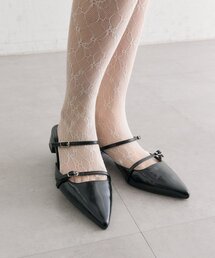 mystic | ポインテッドトゥストラップパンプス(パンプス)