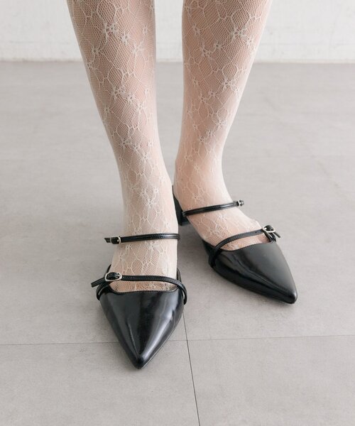 mystic（ミスティック）の「ポインテッドトゥストラップパンプス（パンプス・レディース・ブラック/シルバー・37/38/36）」の19枚目の写真