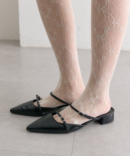 mystic（ミスティック）の「ポインテッドトゥストラップパンプス（パンプス・レディース・ブラック/シルバー・37/38/36）」の20枚目の写真